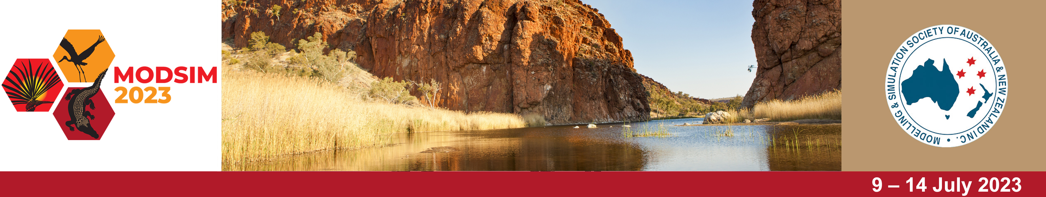 MODSIM2023 banner, photo by Tourism NT/Paddy Pallin